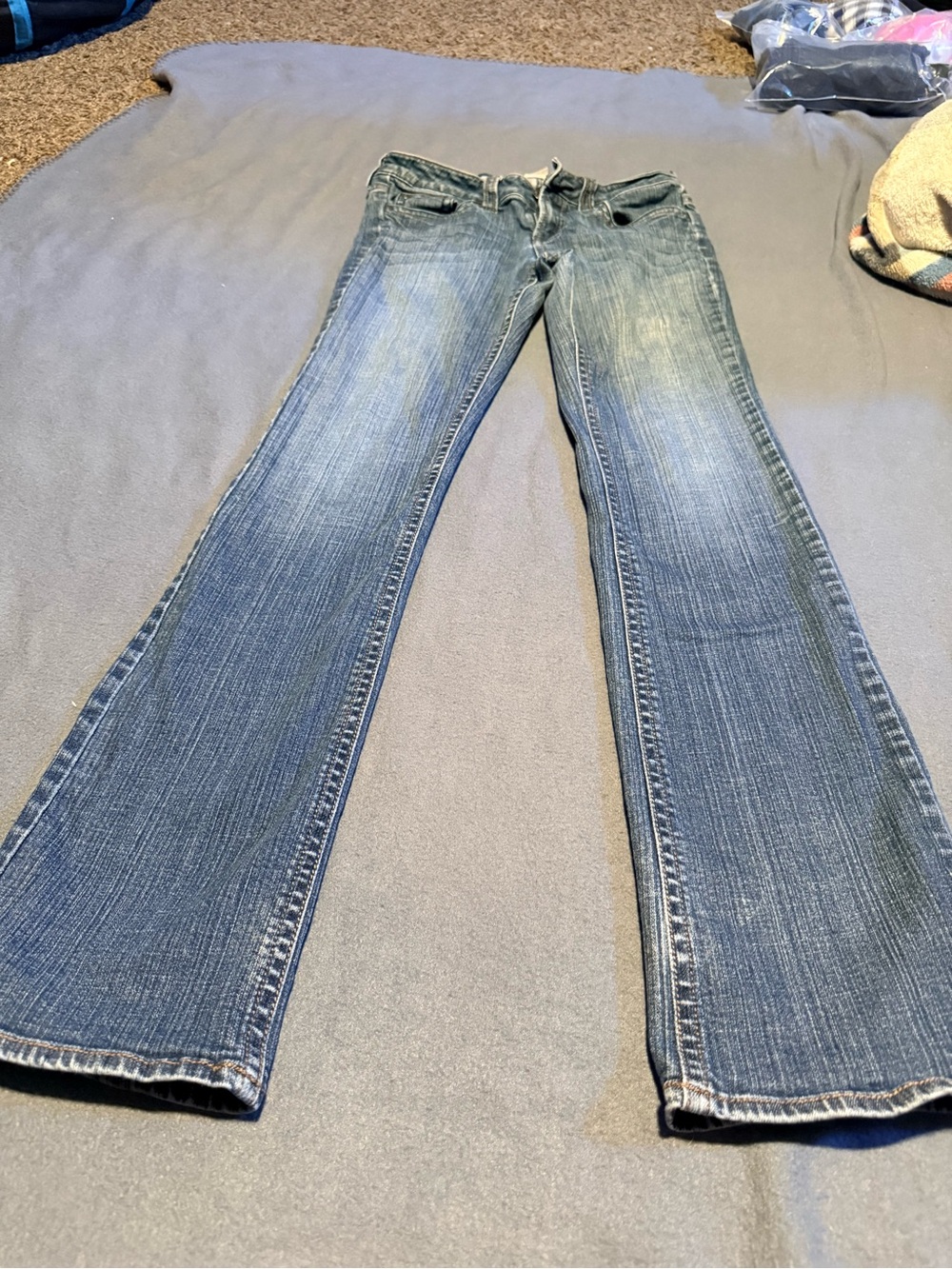 refuge Women's Medium Blue Flare Jeans